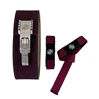 TRIUMPH POWERLIFTING BELT & STRAPS - MAROON