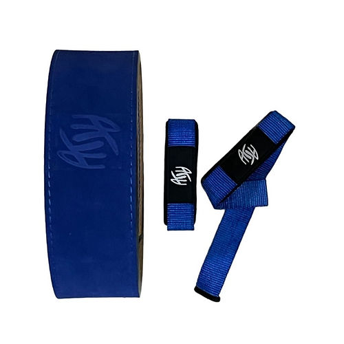 TRIUMPH POWERLIFTING BELT & STRAPS - BLUE